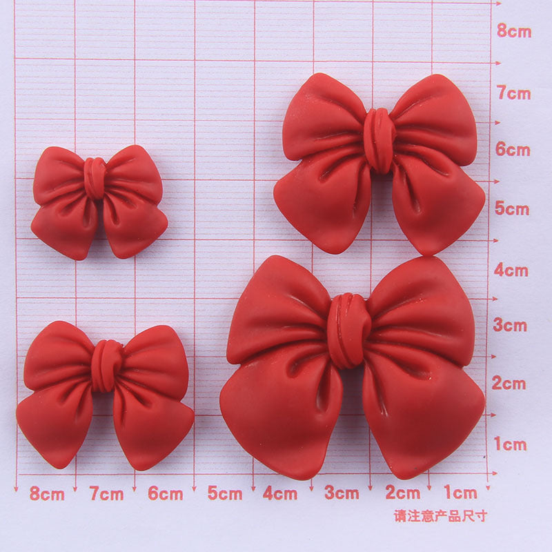Wholesale Color Bow Resin Cream Glue Phone Case